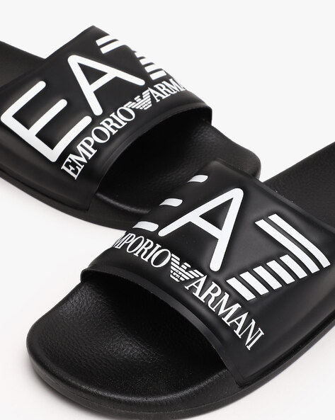 Emporio armani sliders online mens