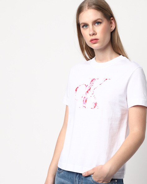 Buy White Tshirts for Women by Calvin Klein Jeans Online