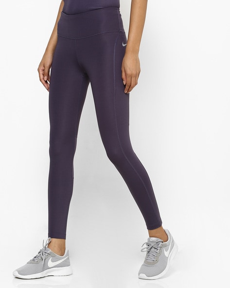 Buyr.com | Leggings | Nike Women's One Icon Clash Printed Cropped Training  Tights (X-Large, Dark Raisin/Black)