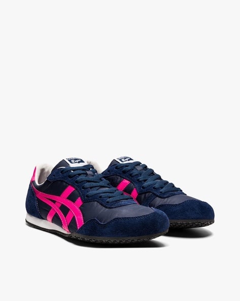 Buy Onitsuka Tiger Serrano Lace-Up Casual Shoes Blue Color Men