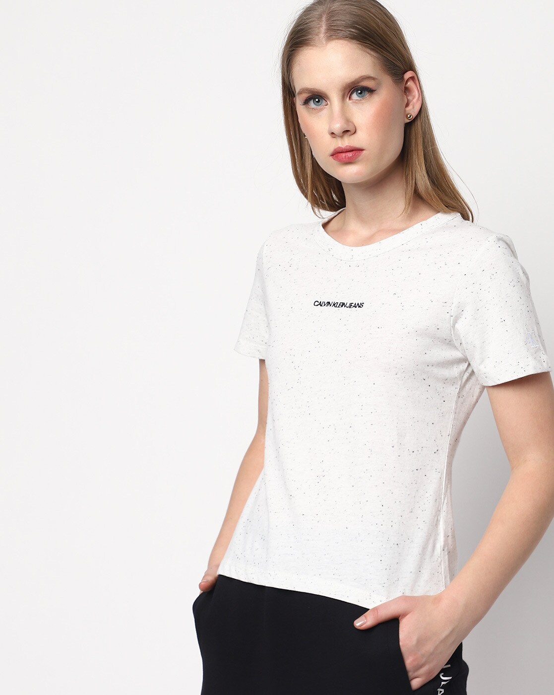 Buy White Tshirts for Women by Calvin Klein Jeans Online