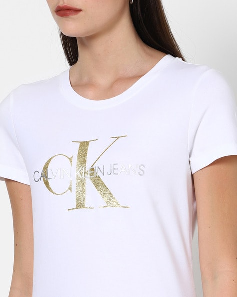 Buy White Tshirts for Women by Calvin Klein Jeans Online