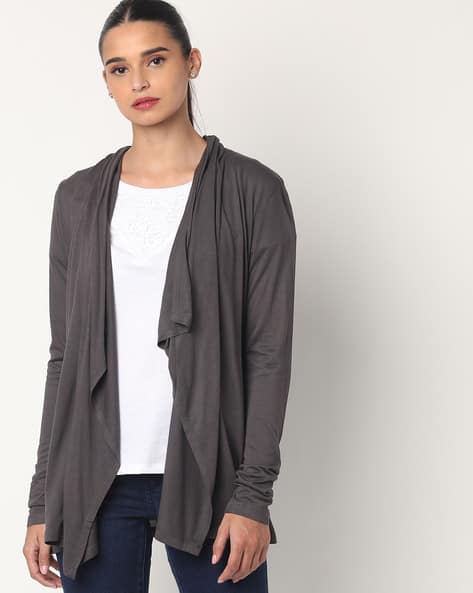 light gray shrug