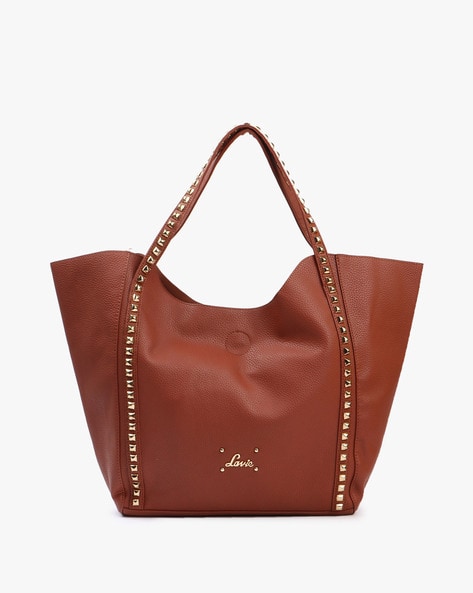 Buy LAVIE Women Tan Tote Tan Online @ Best Price in India