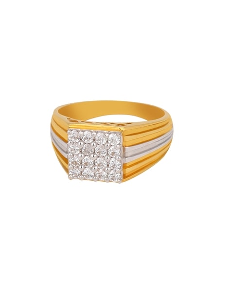 10K Yellow Gold Plated .925 Sterling Silver Diamond Cocktail Ring (3/4 –  Tuesday Morning