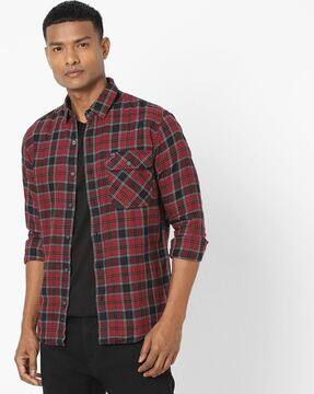Mustard Yellow Shirts for Men by MUFTI 