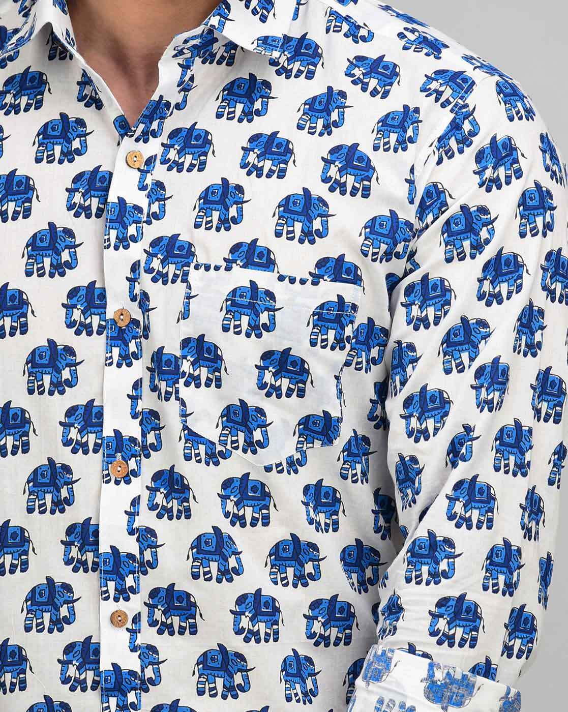 Elephant button down clearance shirt