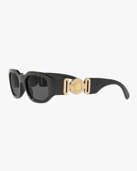 Versace hot sale hexagon sunglasses