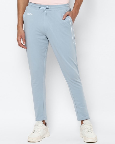Buy Men Solid Regular Fit Grey Track Pants Online - 293652 | Allen Solly