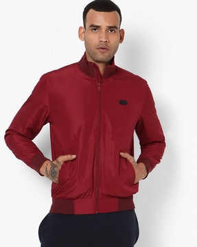 jacket maroon colour