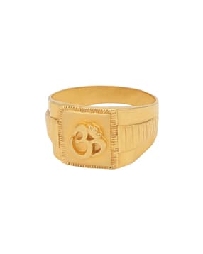 pc jeweller The Boudhika 22 KT Yellow Gold Ring-picture-51