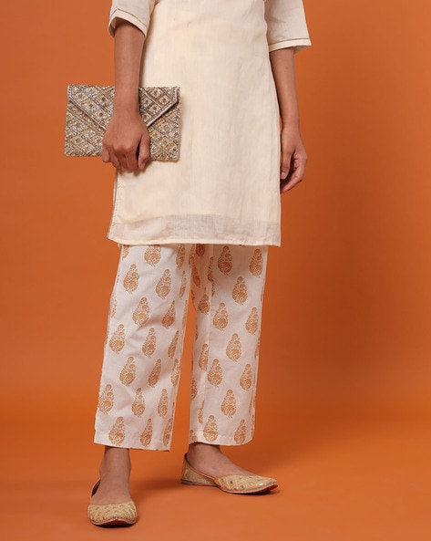 Buy Straight Fit FlatFront Pants Online at Best Prices in India  JioMart
