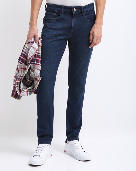 Slim Fit Dark Blue Stretchable Men's Denim Jeans – Peplos Jeans-lmd.edu.vn