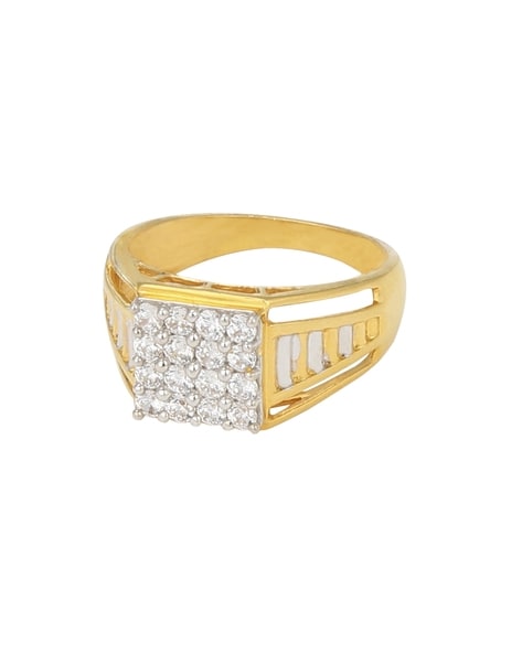 आधे तोले के वज़न में सोने में लेडीजअंगूठी के डिज़ाइन कीमत के साथ /Gold long  shape ladies ring design | Women rings, Ring designs, Rings