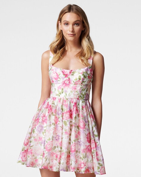 Forever New Petite Elissa Lace Mini Dress In Pink MYER | forum.iktva.sa