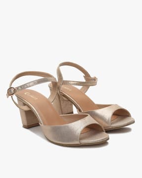 comfortable rose gold heels