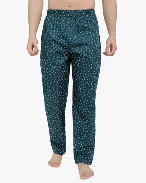 Buy Green Pyjamas for Men by THE COTTON COMPANY Online