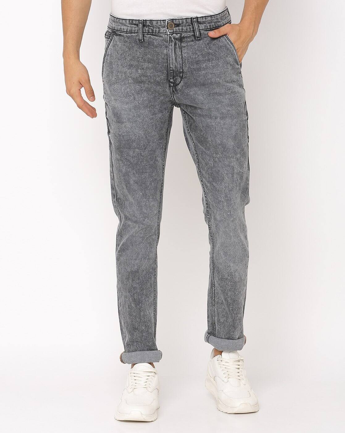 Buy Black Jeans for Men by FIRST CLASS 