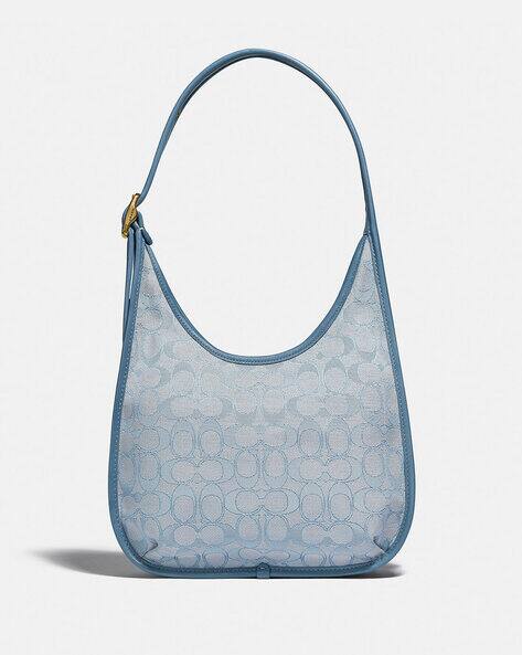 バッグ Coach Signature Ergo Bag Light Blue Buy Coach Signature Jacquard Ergo Shoulder Bag | Blue Color
