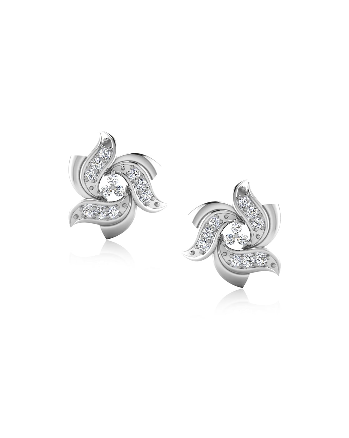 Large Diamond Stud Earrings - NE1002 – JEWELLERY GRAPHICS