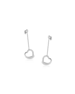iski uski 18 KT White Gold Dimono Diamond Earrings-picture-12