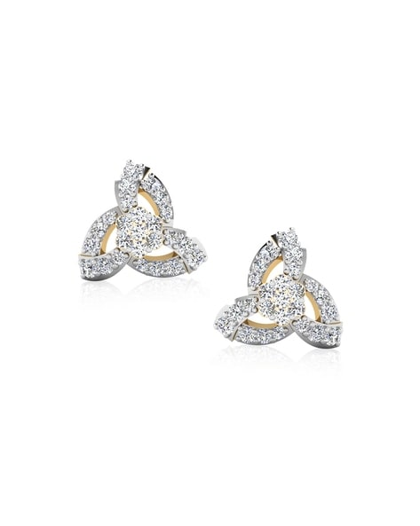 Buy Half Moon Diamond Earrings For Kids Online In India