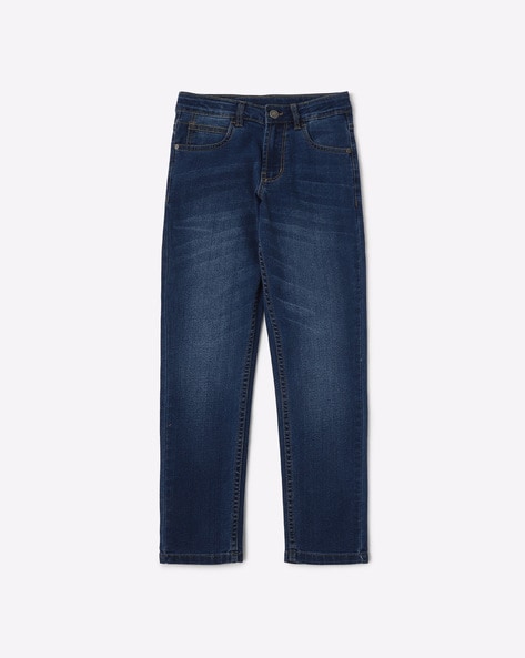 Slim Fit Mid-Wash Jeans