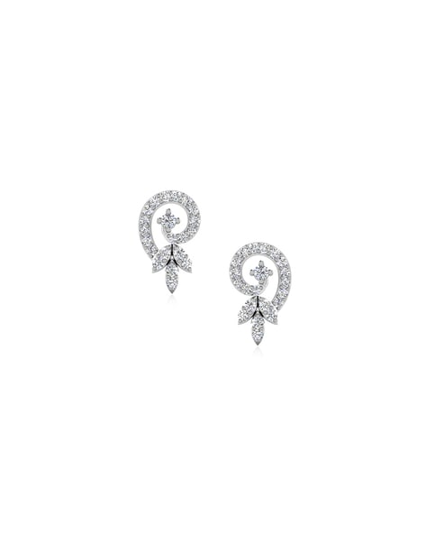 Buy White Earrings for Women by Iski Uski Online | Ajio.com