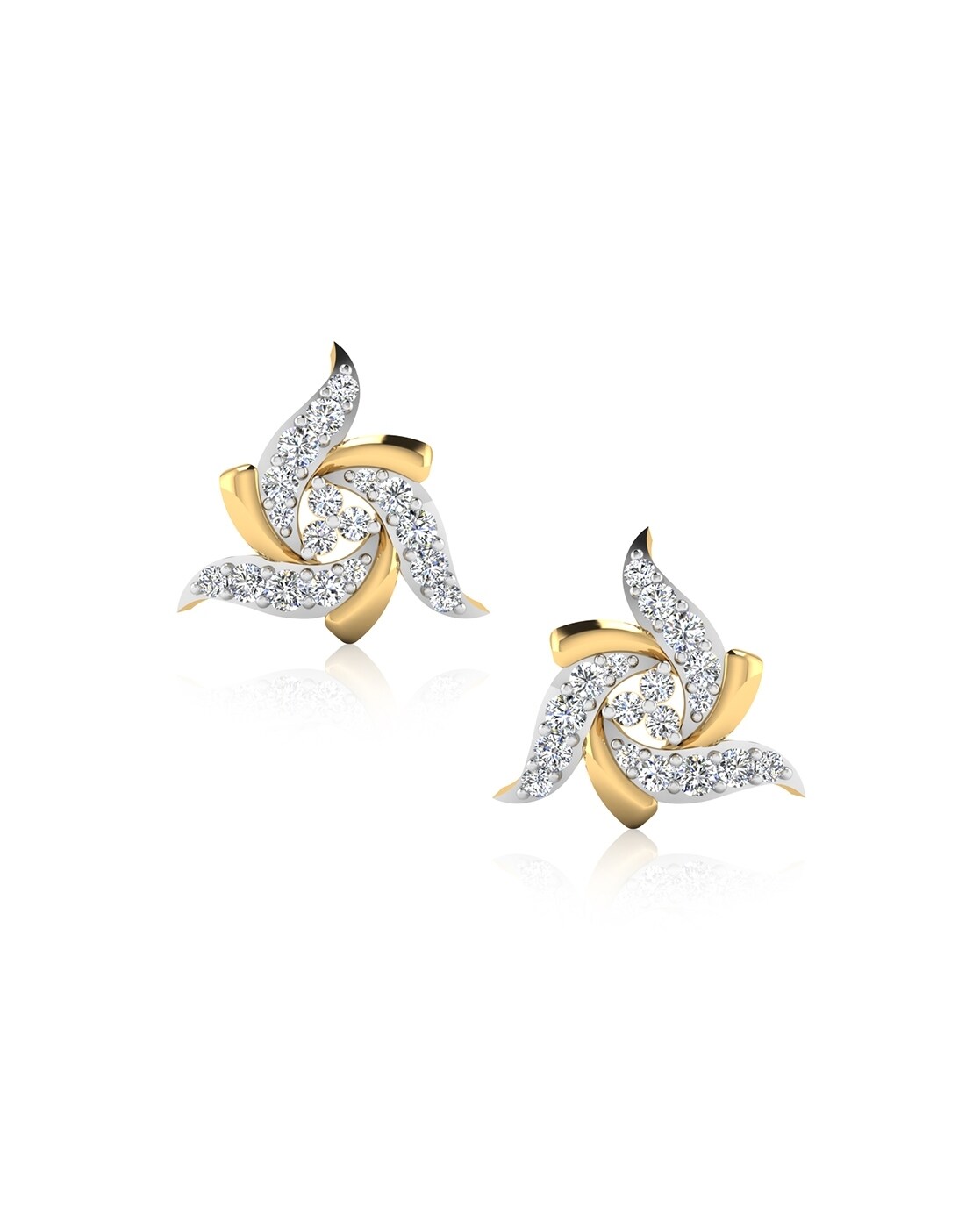 American diamond earrings 464678 – Vijay & Sons