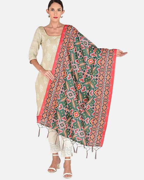 Geometric Print Dupatta Price in India