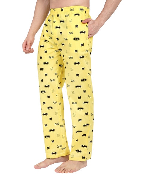 Buy Yellow Pyjamas for Men by THE COTTON COMPANY Online Ajio