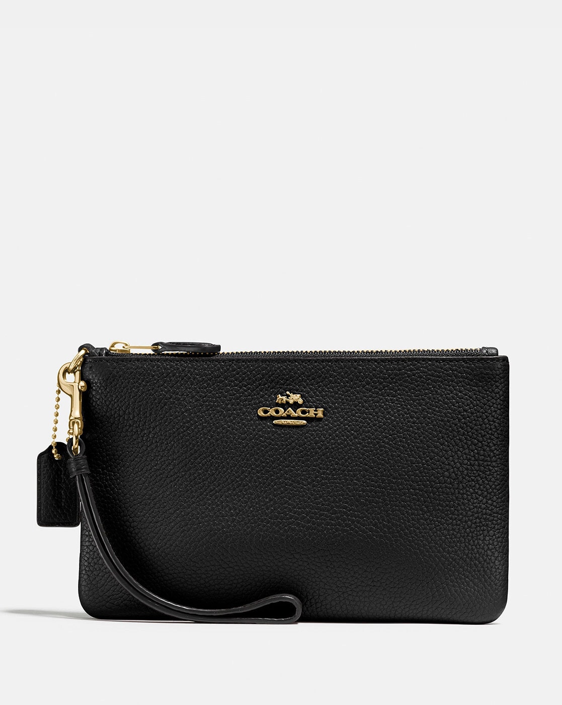 Coach Britt Wristlet Brass/Black deals Wallet