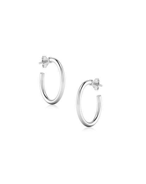 Buy White Gold Earrings for Women by Angara Online | Ajio.com