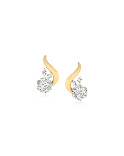 0.15 Ct Captivating Chloris Solitaire Diamond Earrings