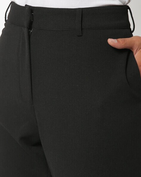 Buy Black Trousers & Pants for Women by Uniquest Online