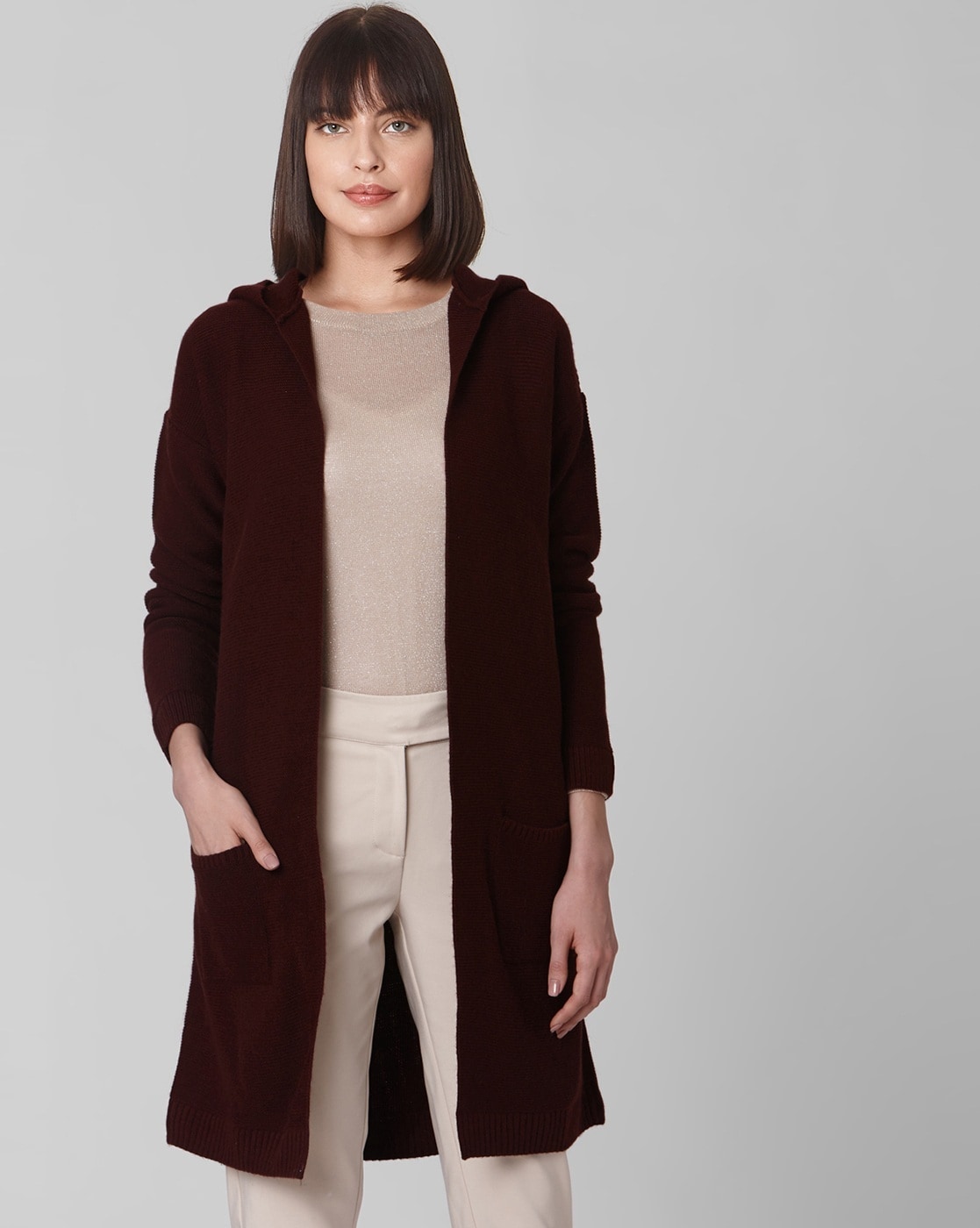 Buy Brown Sweaters Cardigans for Women by Vero Moda Online Ajio.com