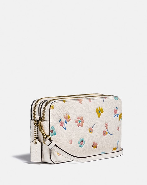 Coach Tabby floral embroidery top handle bag | Floral embroidery top, Bags,  Coach tabby