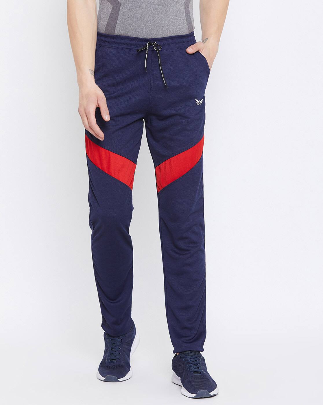 Buy Navy Track Pants for Men by CHROME 