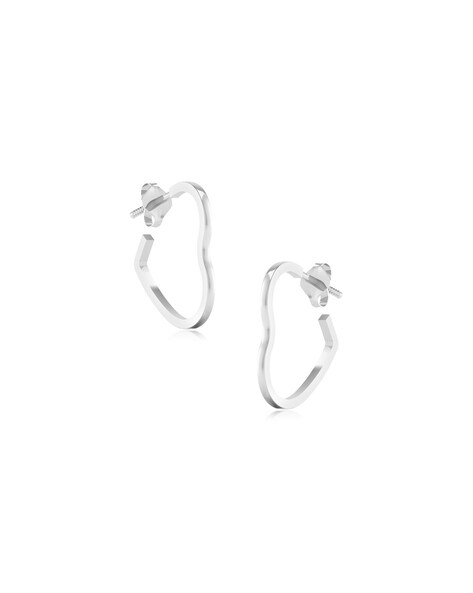 20mm 2-tone hoop earrings in 10k yellow gold – Bizou