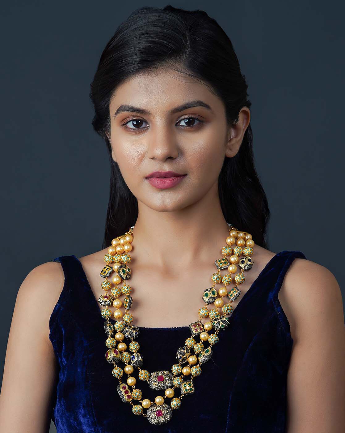 Buy Gold Necklaces  Pendants for Women by Queen Be Online | Ajio.com