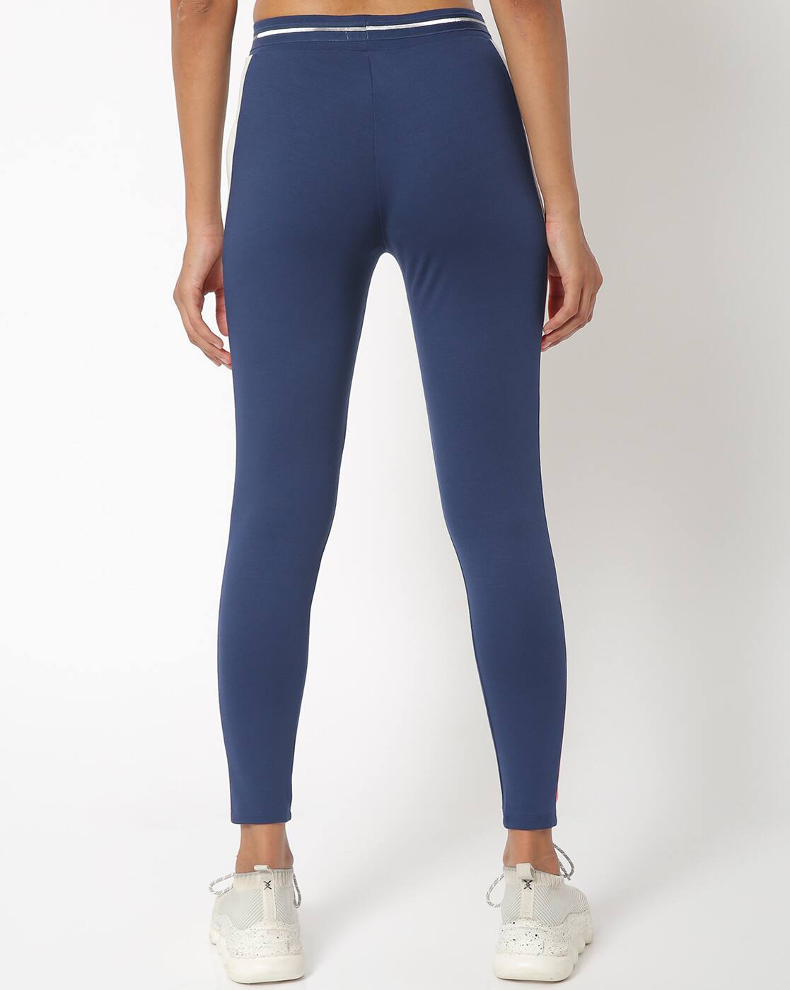 Buy Navy Blue Leggings for Women by 