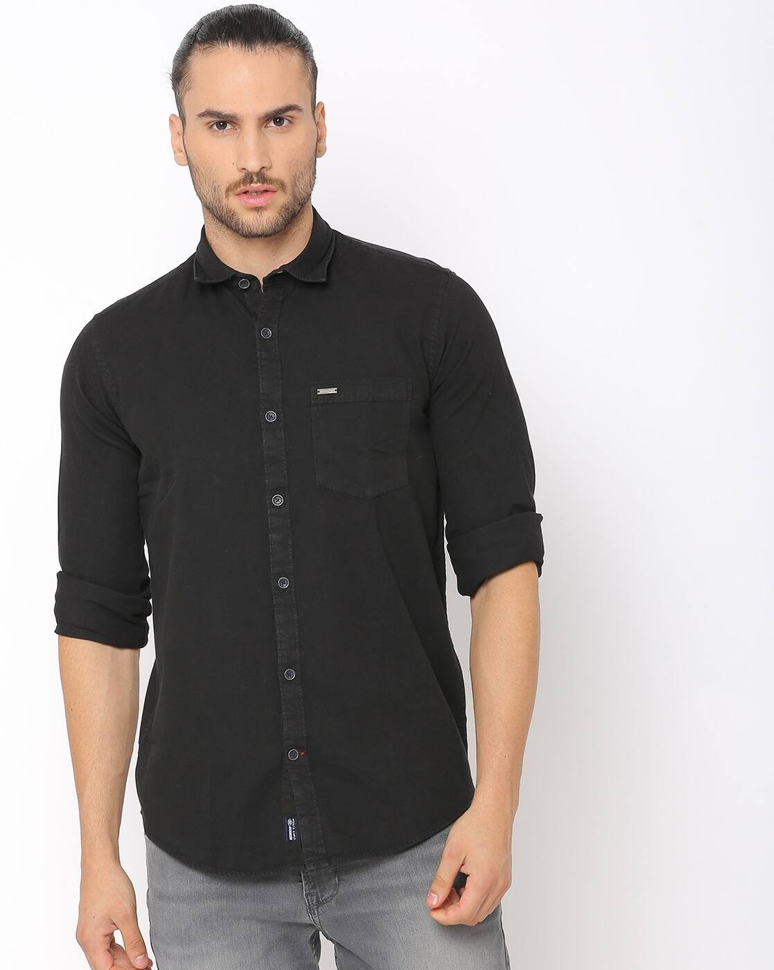 monte carlo jeans shirt