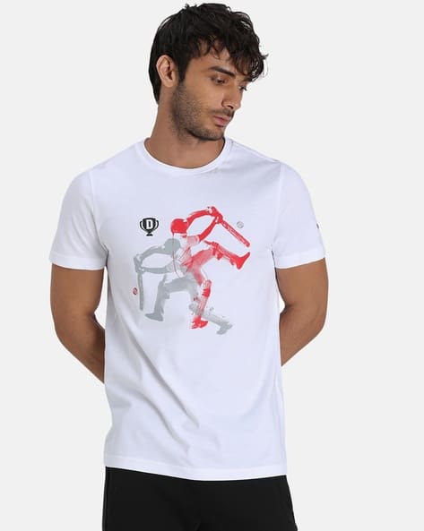 x Dream11 Graphic Print Crew-Neck Cotton T-shirt