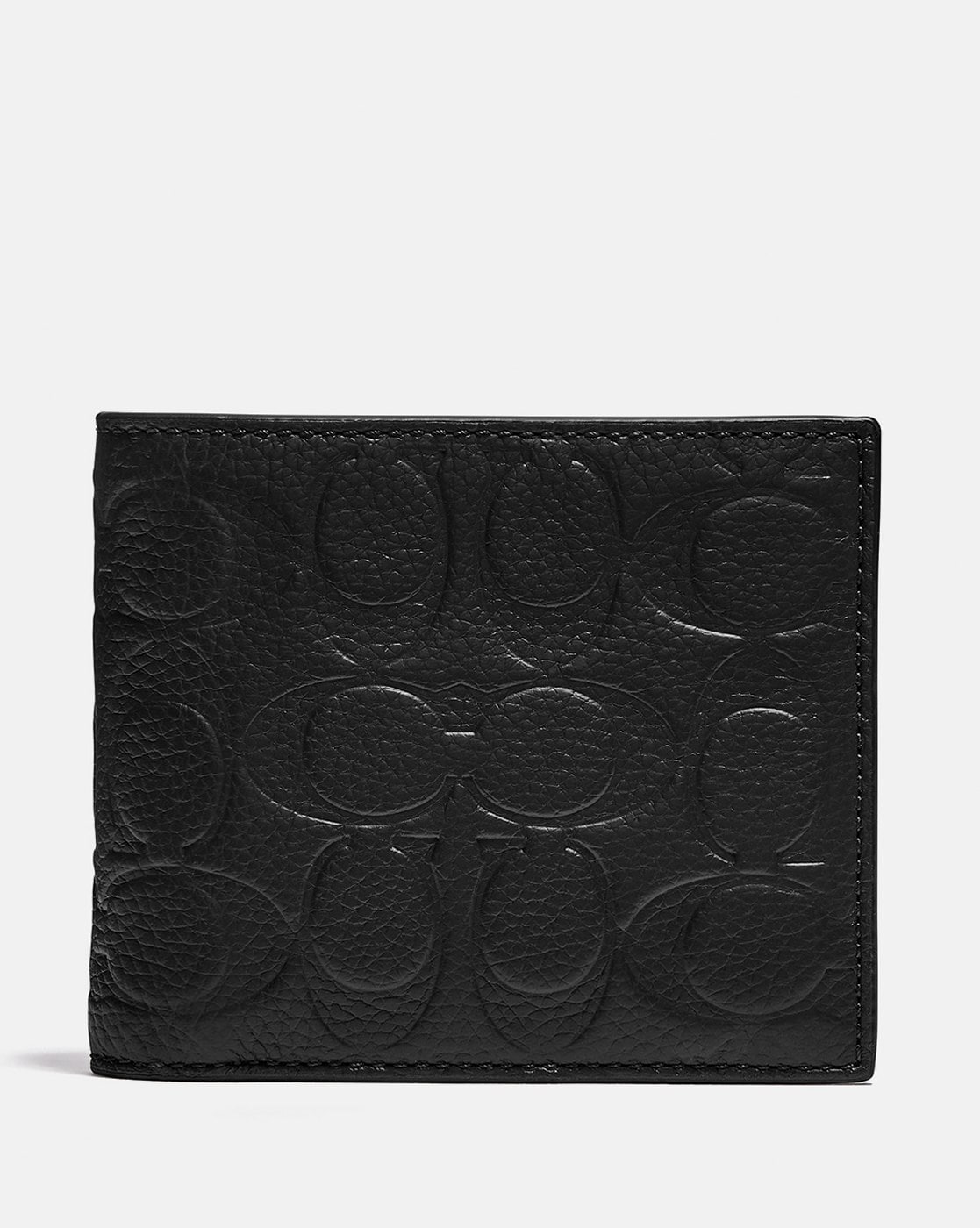 COACH Compact Billfold Wallet In Signature Canvas