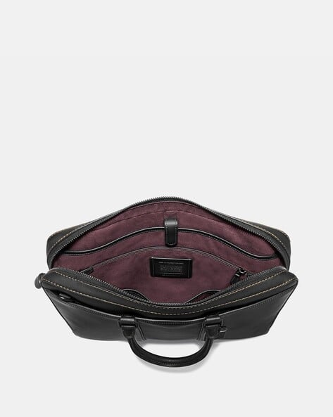 Buy Coach Metropolitan Slim Brief Case  Online | Ajio.com