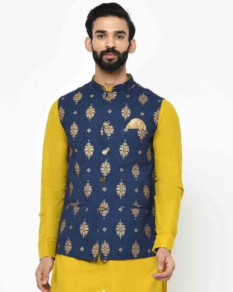 printed half jacket mens