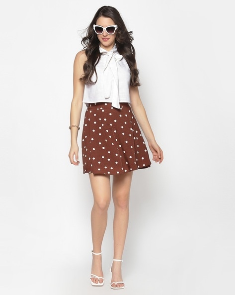 vince plaid skirt