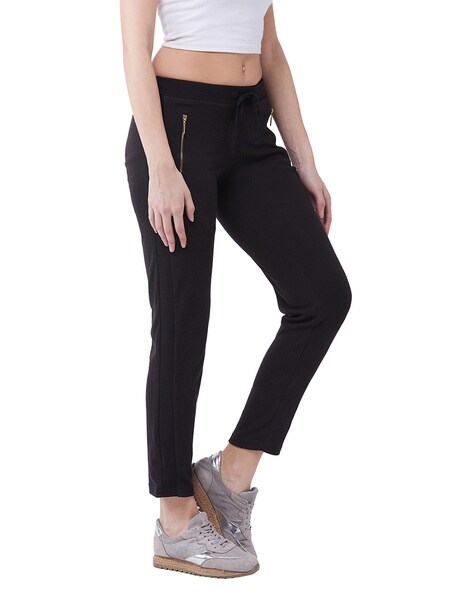 Buy Black Track Pants for Women by Femea Online