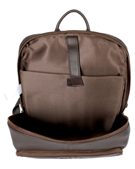 Back Pack with Genuine Leather