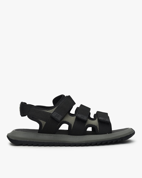 Fila best sale sandals black